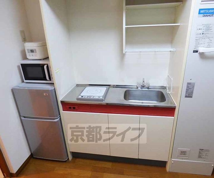 京都府京都市下京区堀川通四条下ル四条堀川町の賃貸マンションのキッチン
