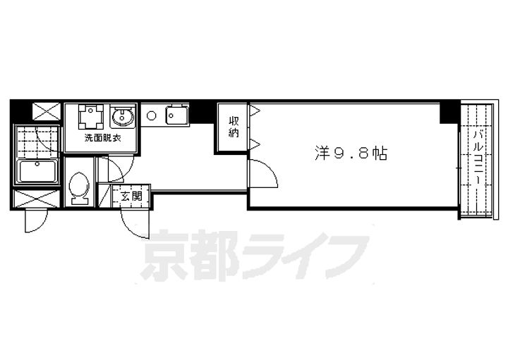 コージハイツ大宮603の間取り