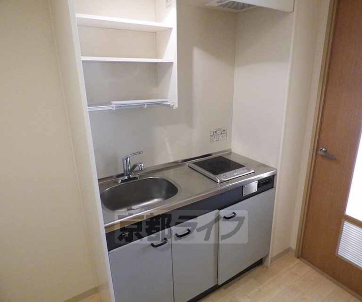 京都府京都市下京区傘鉾町の賃貸マンションのキッチン
