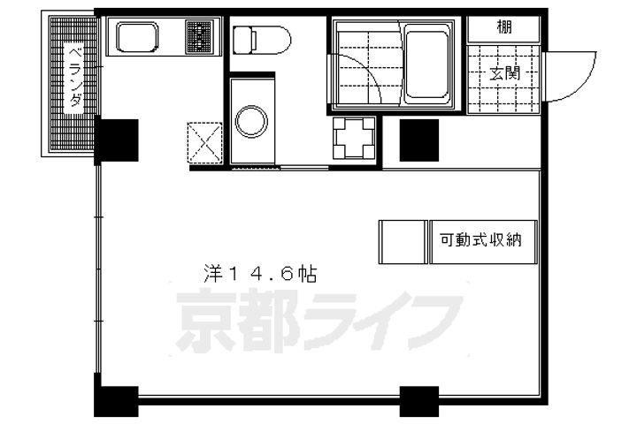 レノバエイシュウ402の間取り