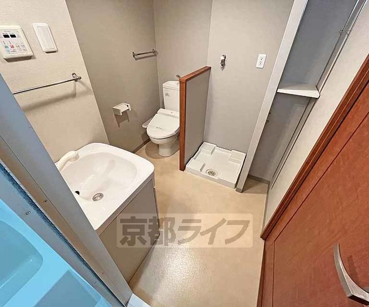 京都府京都市中京区塩屋町の賃貸マンションの風呂