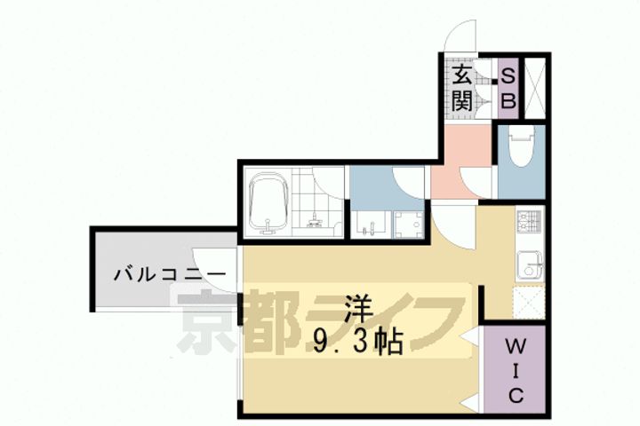 ベラジオ京都鴨川Ⅱの間取り