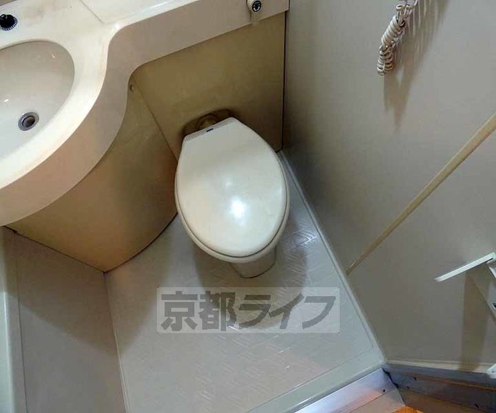 京都府京都市下京区忠庵町の賃貸マンションの風呂