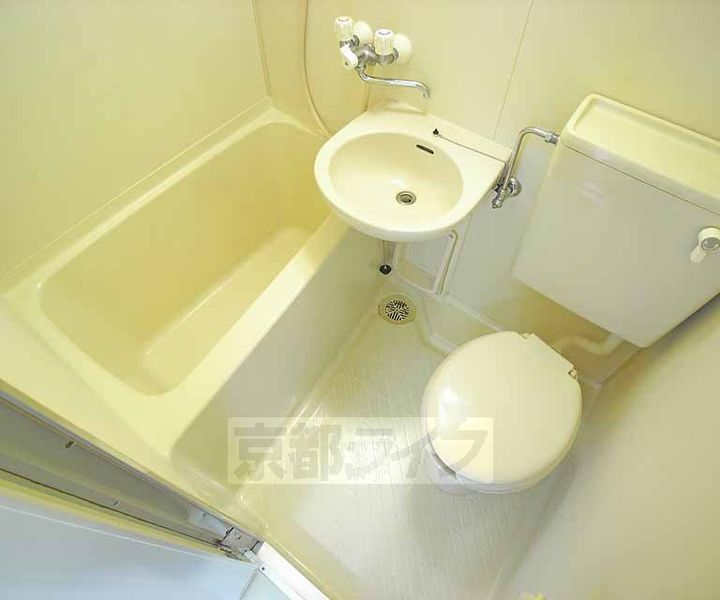 京都府京都市上京区西東町の賃貸マンションの風呂