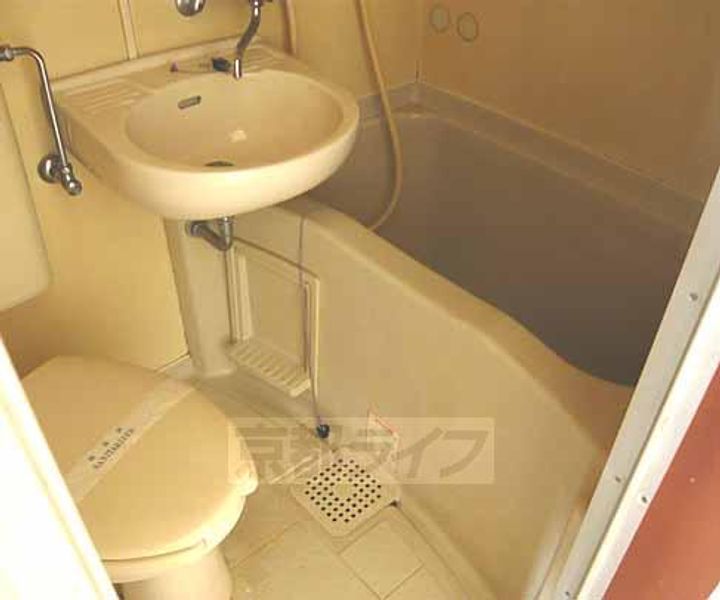 京都府京都市左京区高野泉町の賃貸マンションの風呂