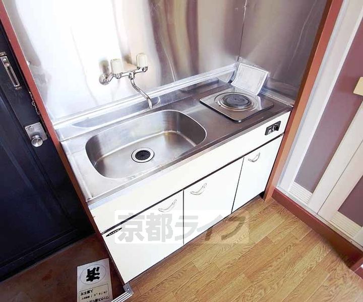 京都府京都市左京区高野泉町の賃貸マンションのキッチン