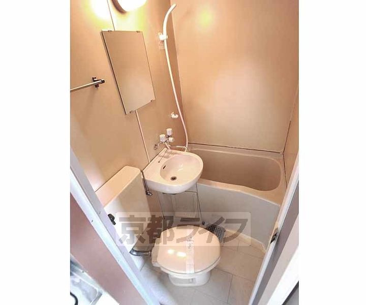 京都府京都市左京区高野泉町の賃貸マンションの風呂