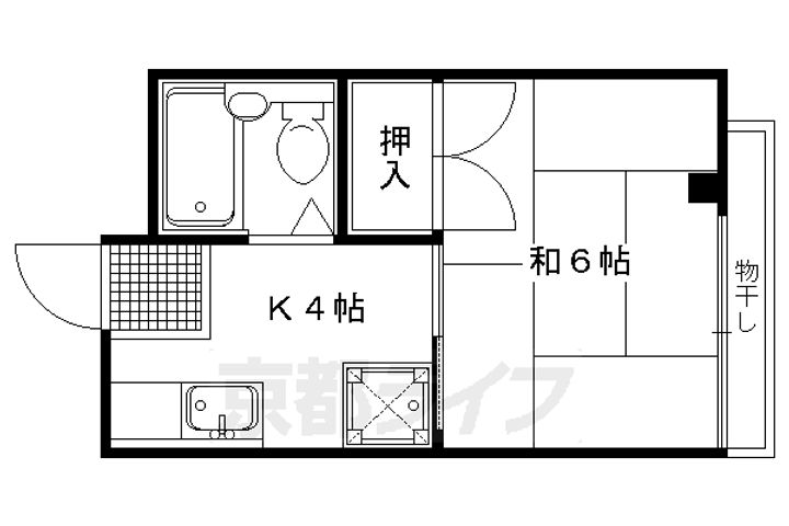 プチメゾン北山202の間取り