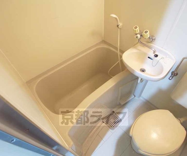 京都府京都市左京区田中飛鳥井町の賃貸マンションの風呂