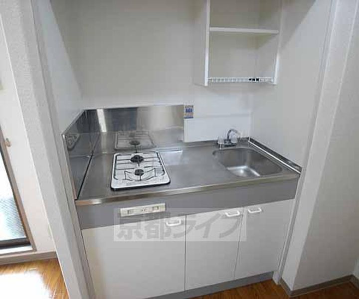 京都府京都市北区紫竹大門町の賃貸マンションのキッチン