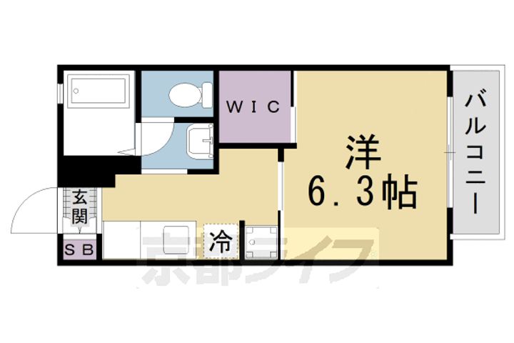 グランシード桃山202の間取り