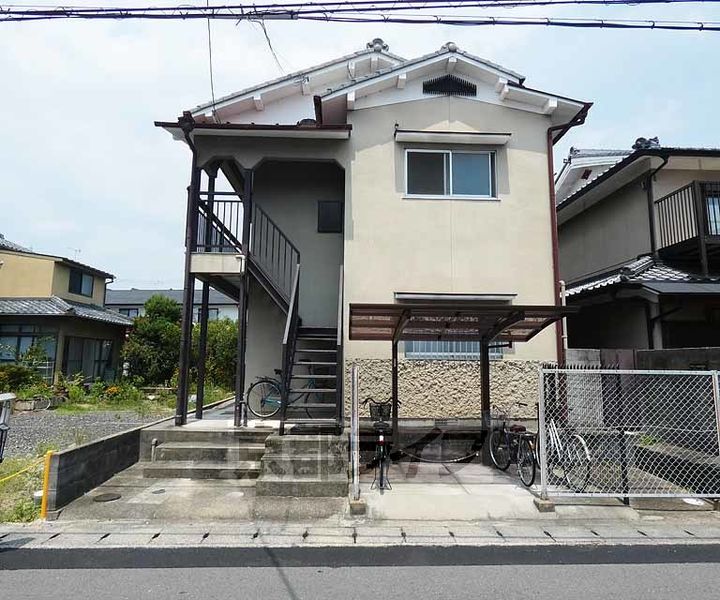 京都府京都市伏見区向島立河原町の賃貸アパートの外観