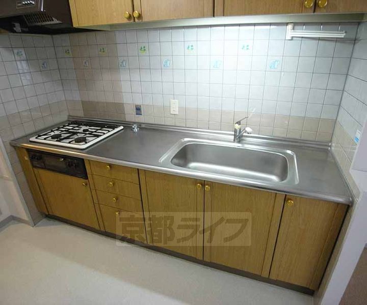 京都府京都市伏見区中島河原田町の賃貸マンションのキッチン