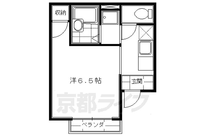 ディアス桃山201の間取り