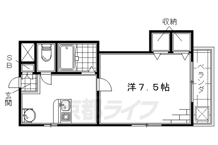 大善庵202の間取り