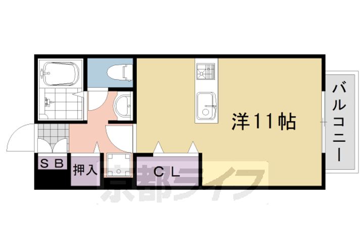 アムール西桂 A棟の間取り