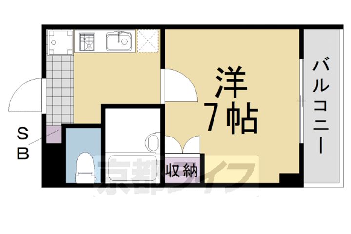メゾン吉田203の間取り