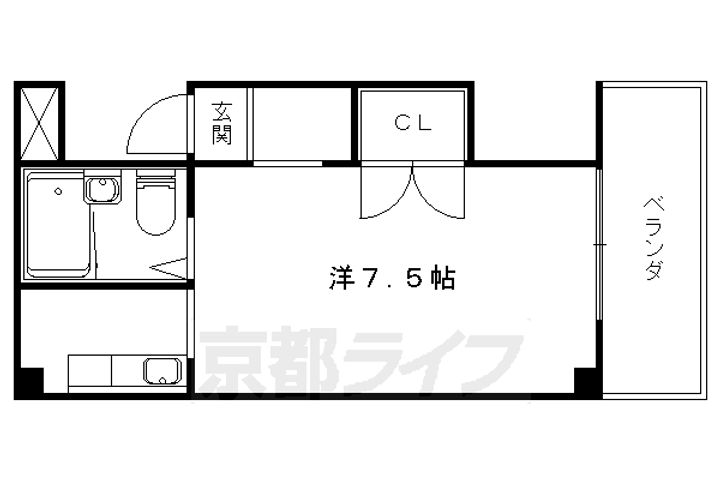 チェリーパレス306の間取り