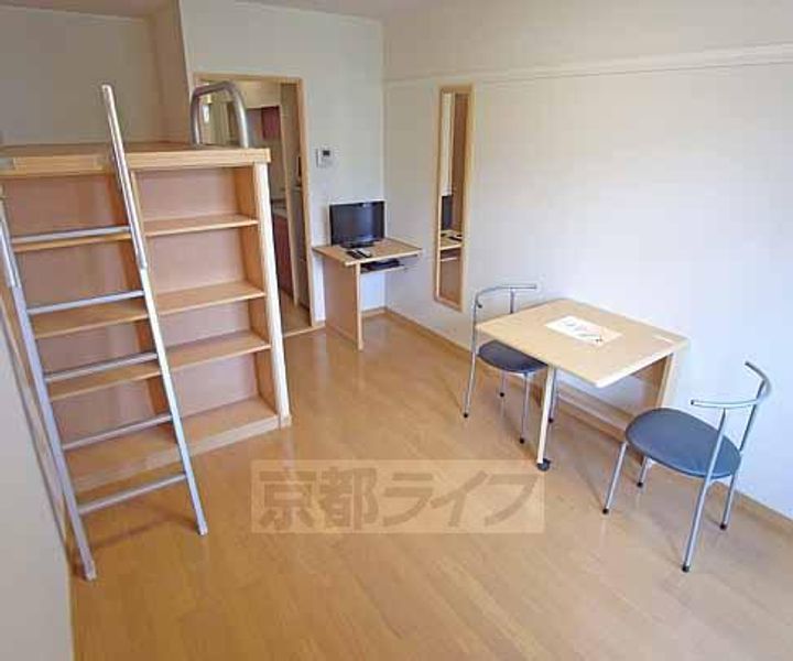 京都府京都市伏見区日野岡西町の賃貸アパートの居間