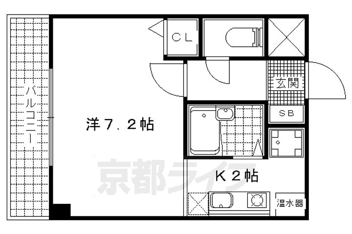 アルブルⅡ208の間取り