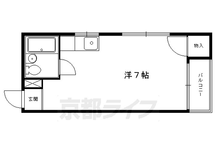 イレート参番館203の間取り