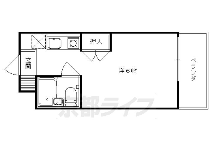 プレステージ御陵402の間取り