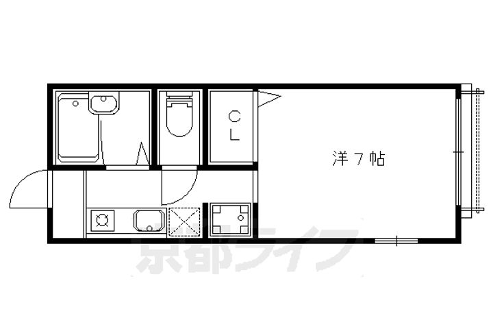 ディアス北花山Ⅱ105の間取り