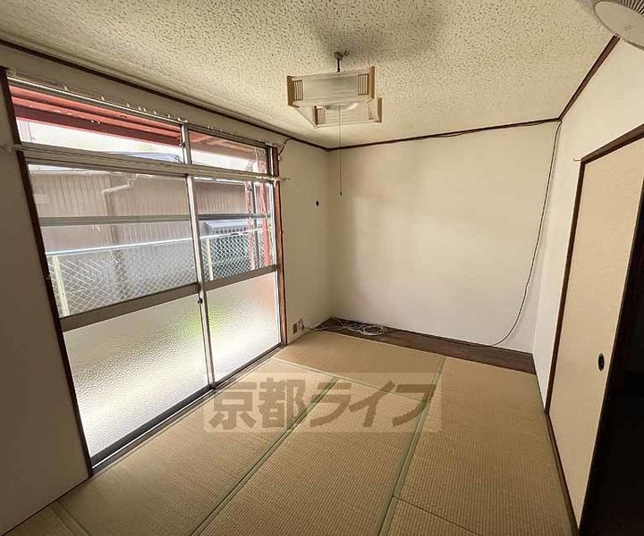 京都府乙訓郡大山崎町字大山崎小字傍示木の賃貸アパートの居間