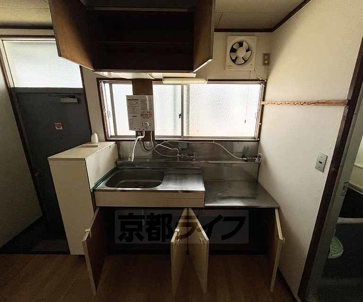 京都府乙訓郡大山崎町字大山崎小字傍示木の賃貸アパートのキッチン