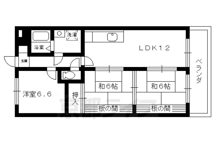 グリーンヒル天神202の間取り