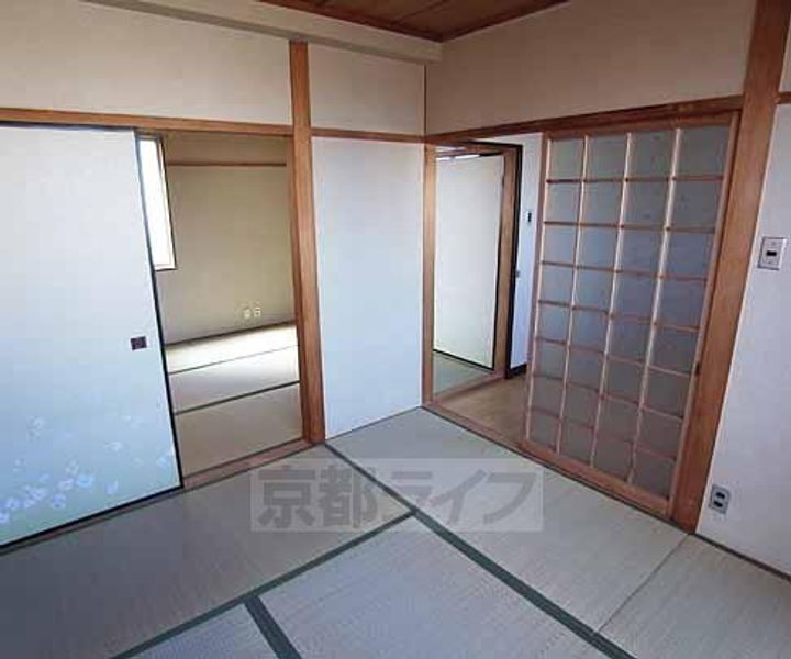 ロハス長岡京1-Aの居間