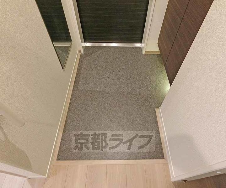 京都府京都市南区久世殿城町の賃貸アパートの玄関
