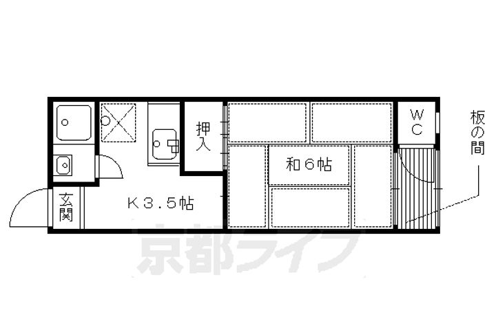 ピソ・シエテⅠ206の間取り