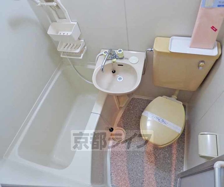 京都府京都市上京区浄福寺通下長者町下ル白銀町の賃貸マンションの風呂