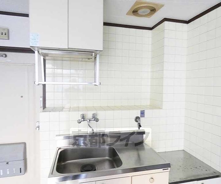 京都府京都市左京区一乗寺樋ノ口町の賃貸アパートのキッチン