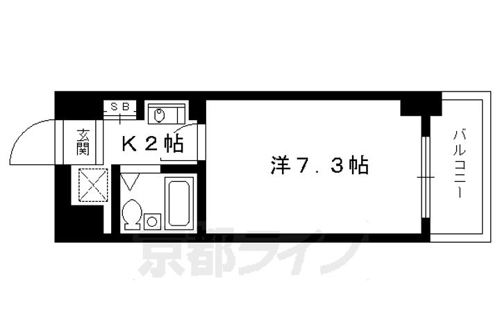 アルテハイム二条城の間取り