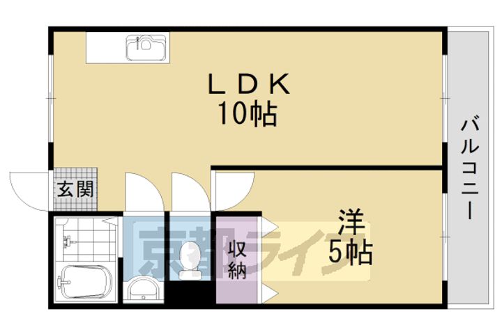 平野マンションの間取り