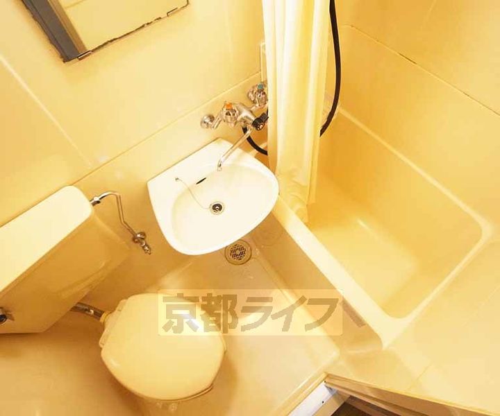 京都府京都市下京区粉川町の賃貸マンションの風呂