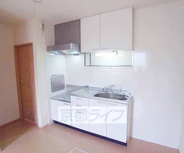 京都府京都市伏見区羽束師菱川町の賃貸アパートのキッチン