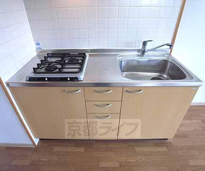 京都府京都市伏見区深草西浦町6丁目の賃貸マンションのキッチン