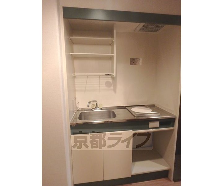 京都府京都市北区紫竹下芝本町の賃貸マンションのキッチン