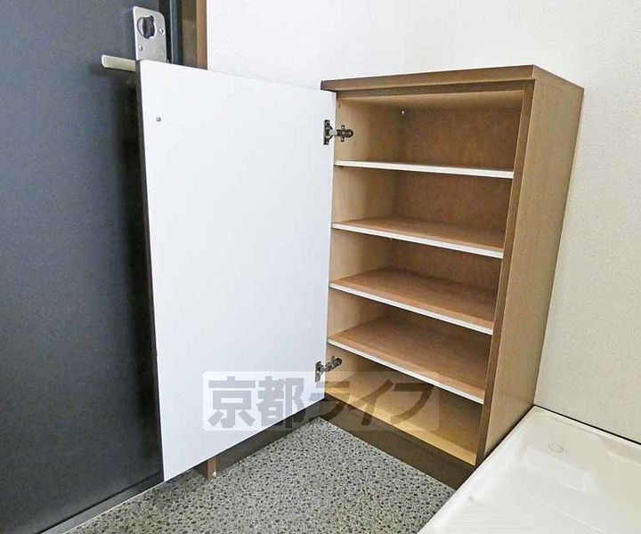 白梅ヒルズ206の玄関