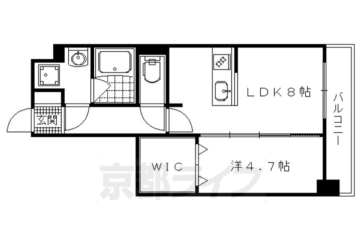 Pour Toujours大将軍410の間取り