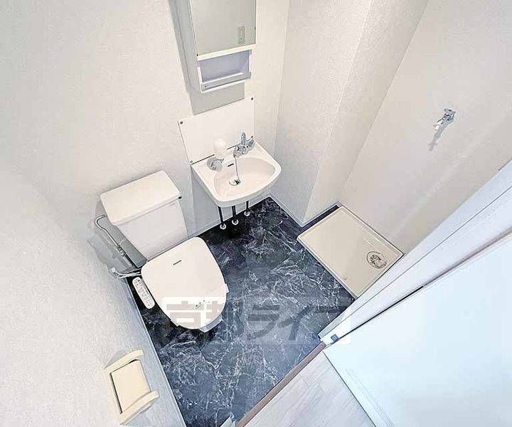 京都府京都市下京区丸屋町の賃貸マンションの風呂