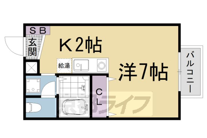 シフォン・ナカトミB-1の間取り