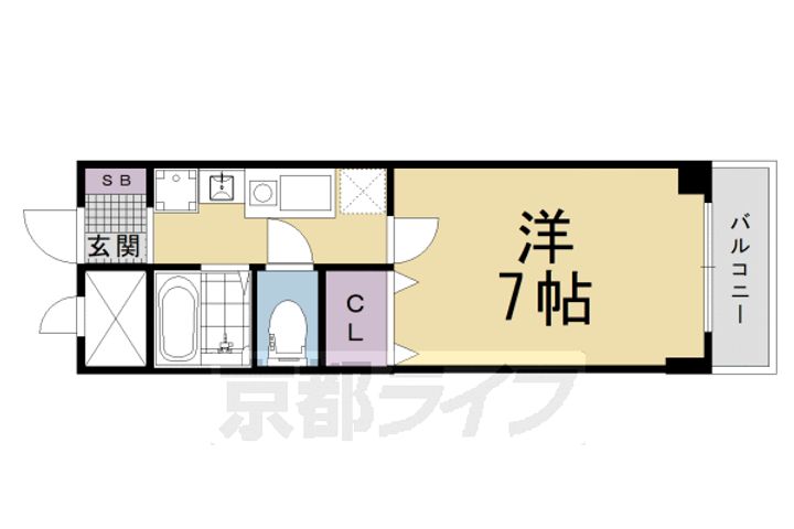 アルビーコート201の間取り