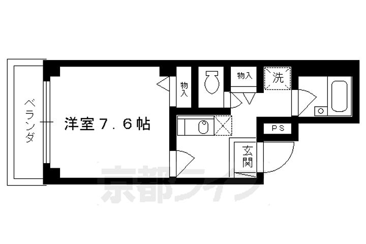 メゾン コモード102の間取り
