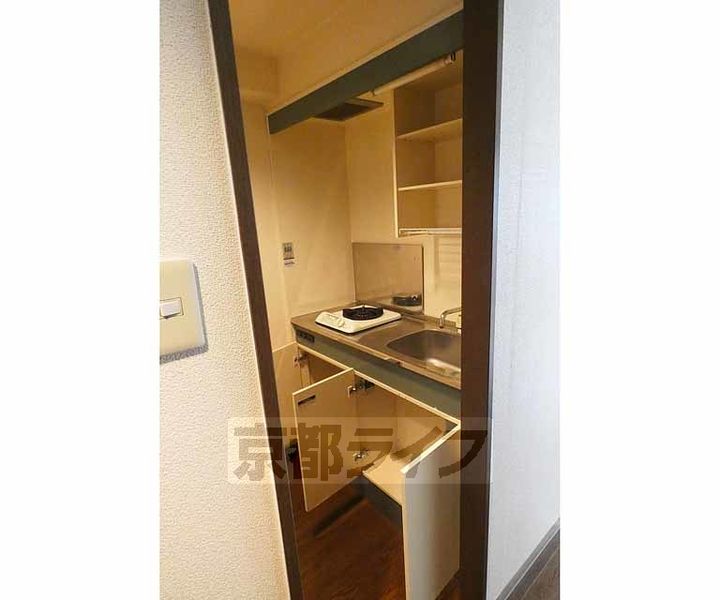京都府京都市下京区土橋町(七条通油小路西入ル)の賃貸マンションのキッチン