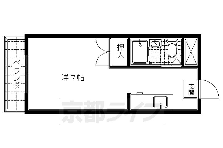 イーグルハウス205の間取り