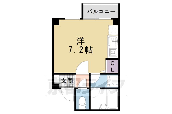 WEST9西大路の間取り
